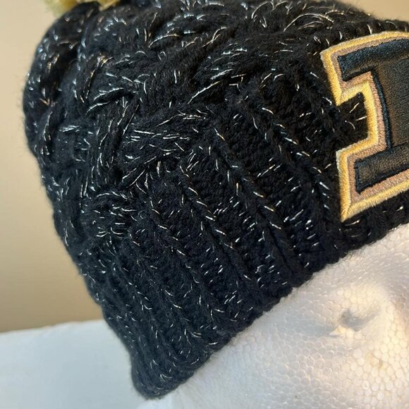 Purdue University Ladies Hat Cap Toboggin College Football FAN Thick Wa - Picture 7 of 7